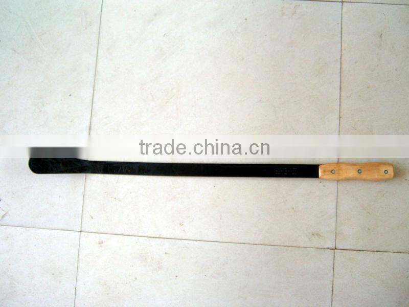 machete with plastic handle