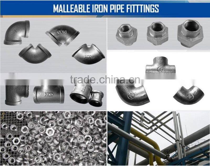 OEM High Quality Customized Galvanized Malleable Iron Pipe Fittings With Best Price