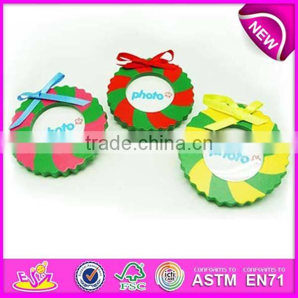 New design wooden picture frame for Christmas gift,wooden toy wall photo frame for children,cute wooden picture frame WJ277971