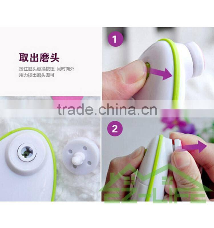 2017 Latest set design electric ABS plastic baby Nail timmer