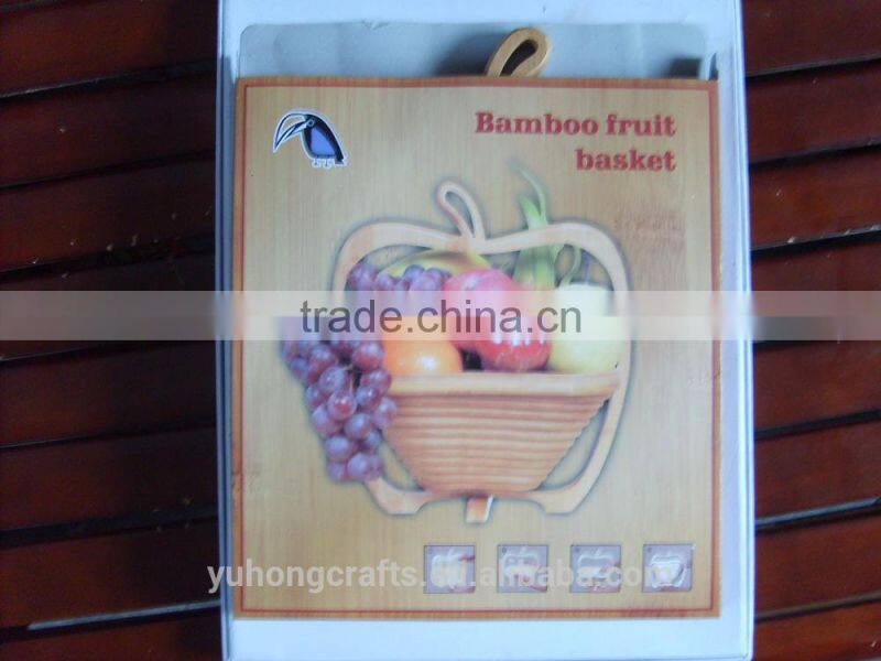 Chinese fruit bamboo basket for sale