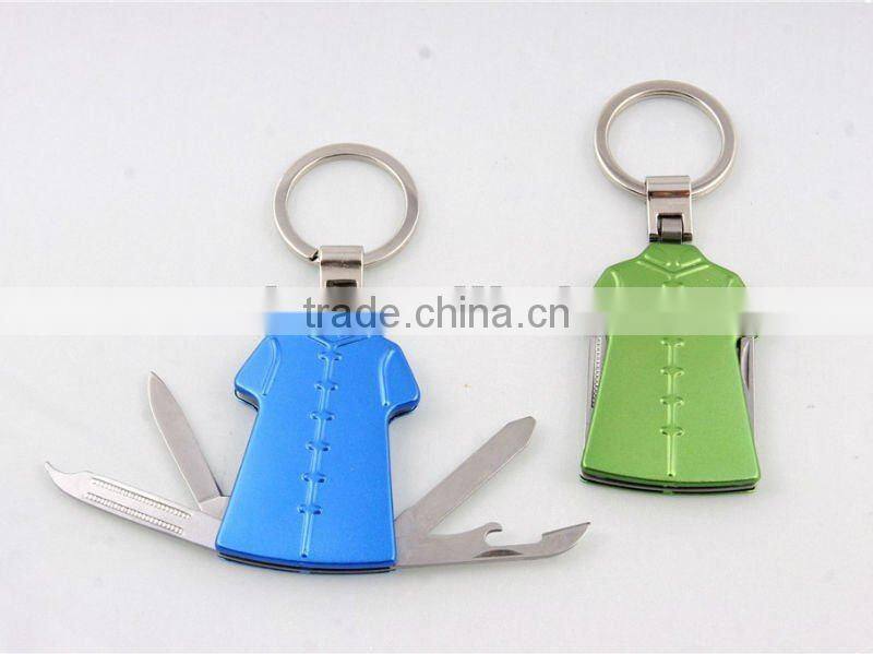 2014 new Small multi cheap bottle opener keychain knife tools KC54A
