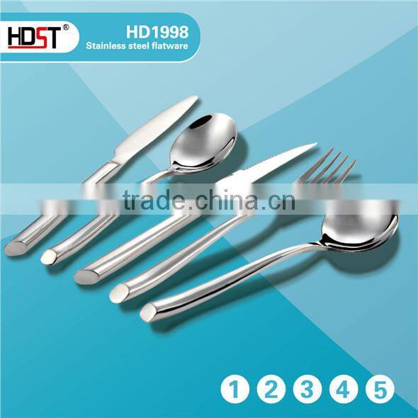 Stainless Steel,Silver Metal Type and Eco-Friendly,Stocked Feature cutlery set