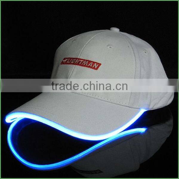 camouflage led cap solar led light cap with embroidery
