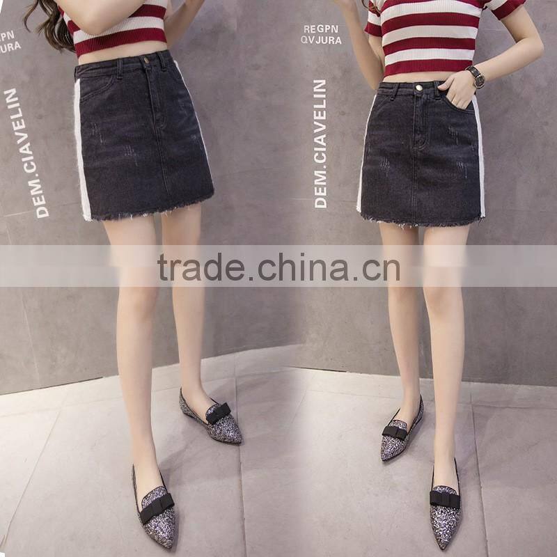 Wholesale Denim Skirts Women High Quality Denim Skirts