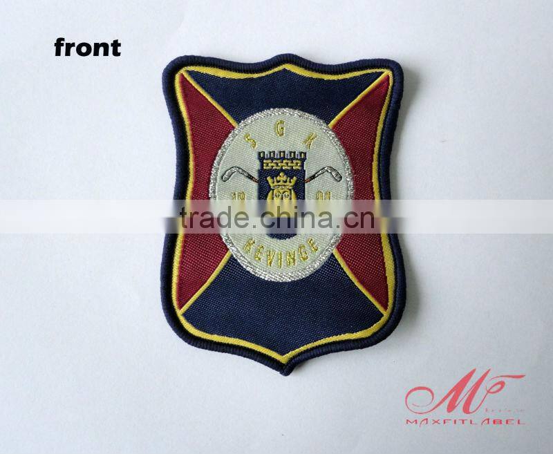China excellent clothing badge woven fabric patch