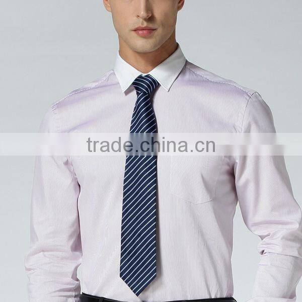 HD15-T57 OEM Natural 100%silk jacguard woven stripped neck tie for business