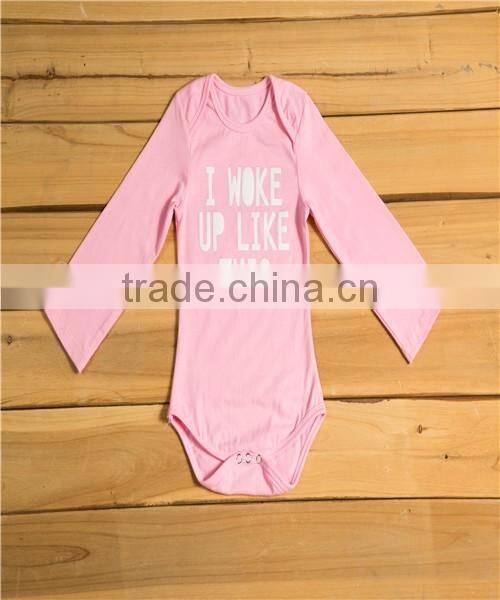 New arrival spring baby 100%cotton long sleeve onesie