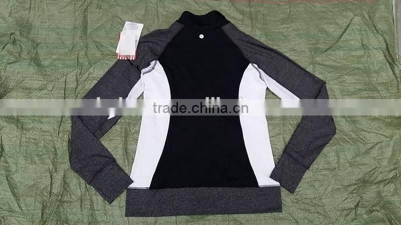Factory price professional Ladies woven sport jacket stocklot garments