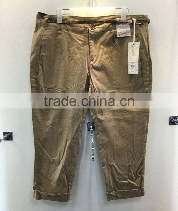 cheapest price 100%cotton pants goods in stock