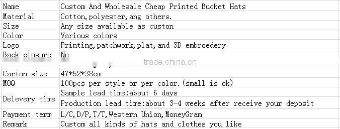 Custom design wholesale galaxy cheap bucket hat/cap