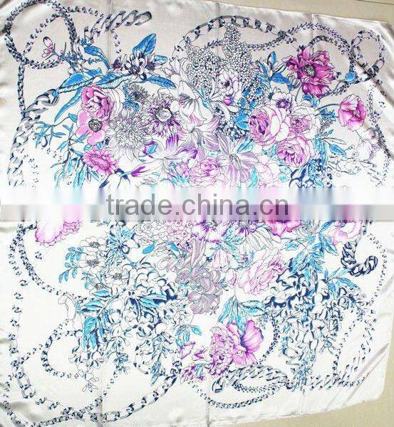 ladies' polyester voile fashion scarf