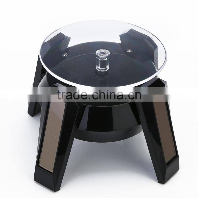 fashion jewelry solar energy display turning table 4 color in stock for ring earring bracelet