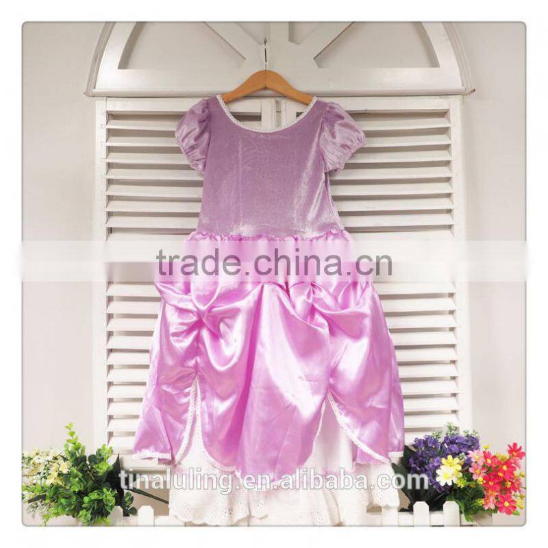 2015 new baby girls elegant dress kids wedding dress children clothes party wear costume