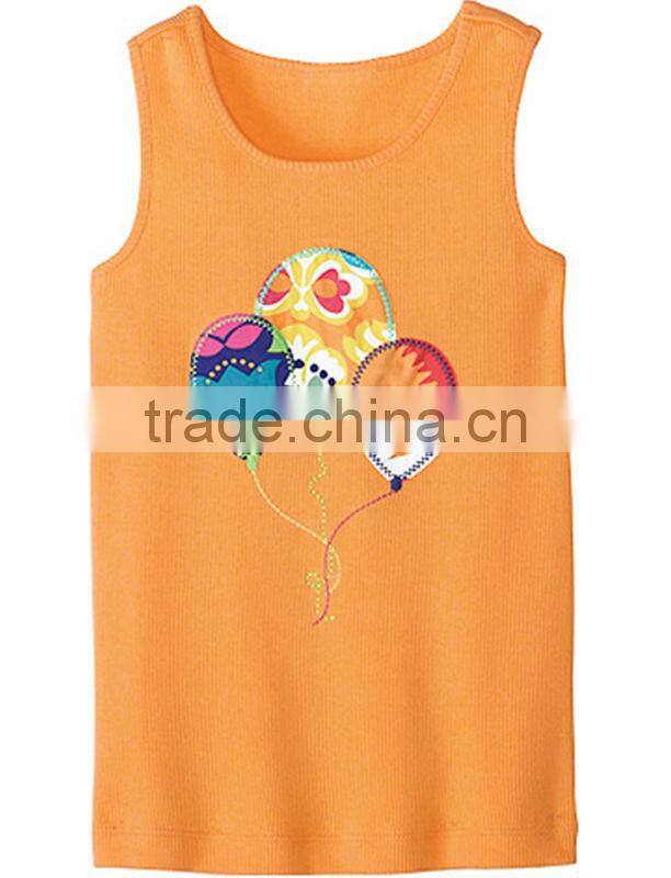 Plain girls pink tank tops