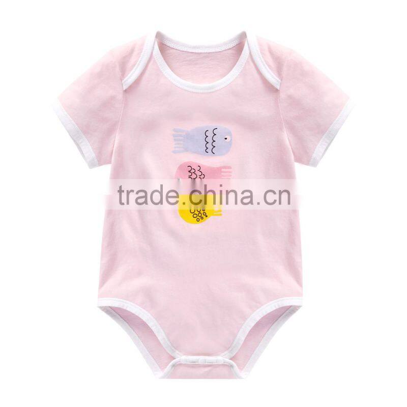 100% cotton comfortable romper summer breathable newborn baby clothes