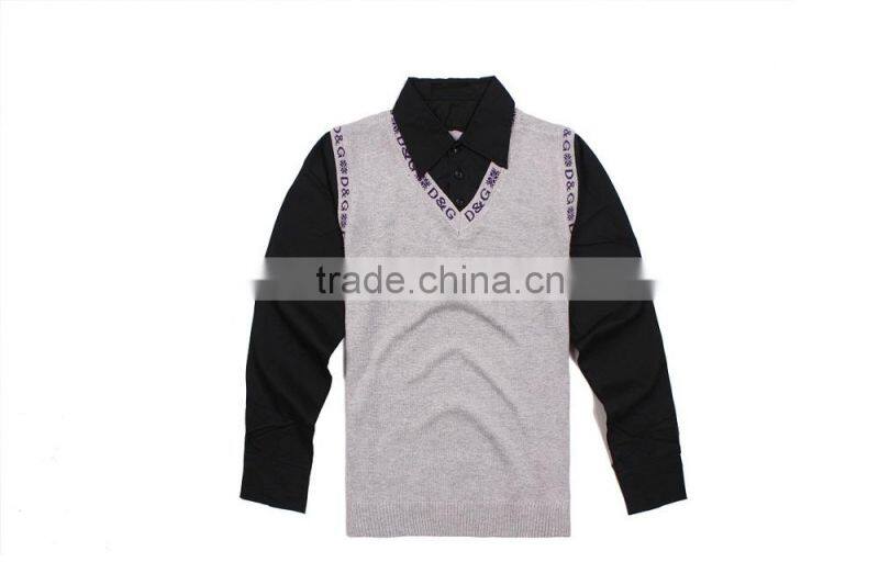2015 Men Blank Pullover Custom Wholesale Sweaters