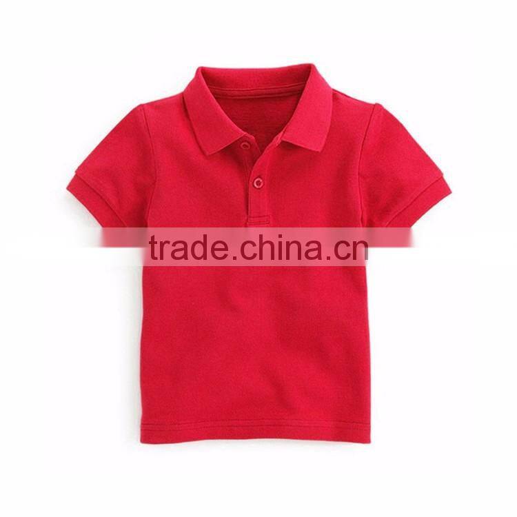 China Manufacturer Short Sleeve School Uniform Kids Polo Shirt