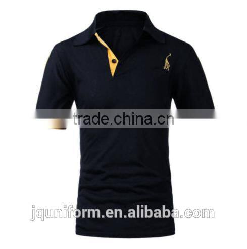 2016 New Mens Slim Fit Stylish POLO Shirt Short Sleeve Casual T-shirts