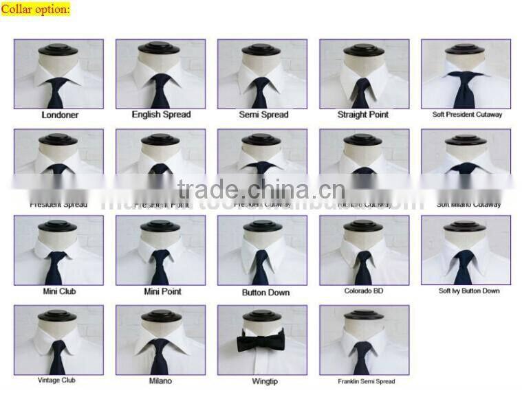 100% cotton long sleeve stripe pattern business men shirt