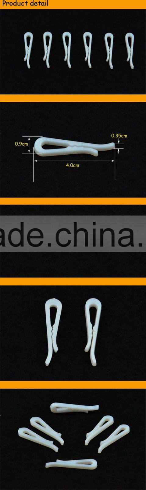 Shirt Packing White Plastic Clips