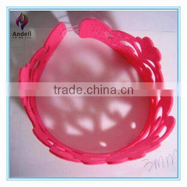 custom cheap small polyester felt children princess crown