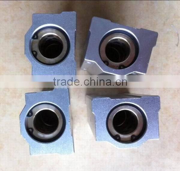 Sliding guide bronze bushes with block