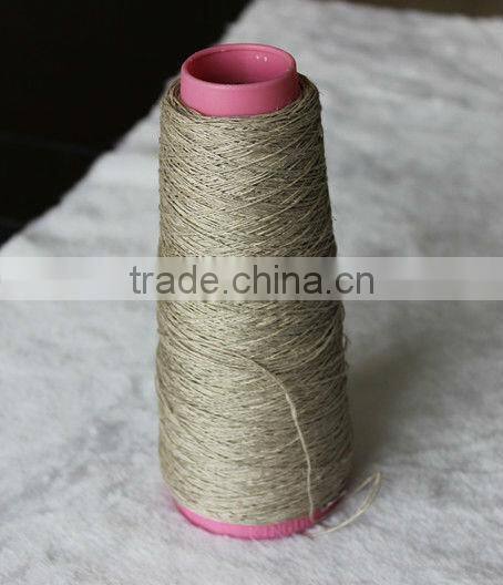 100% 60NM/1 long fiber weft spun Line yarn