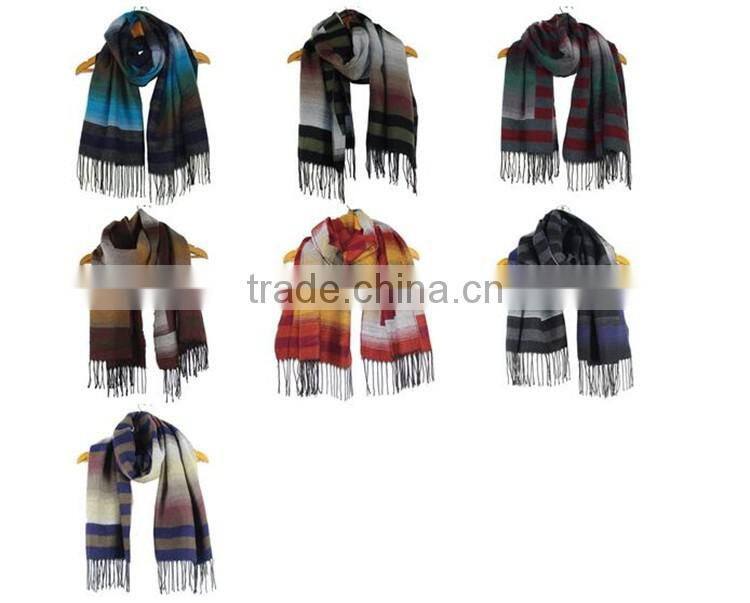 7 Colors Fashion Hot Sale Classic Blanket Oversize Wholesale Grandient Pashmina scarf