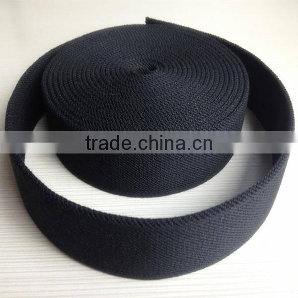 wide thick black elastic band