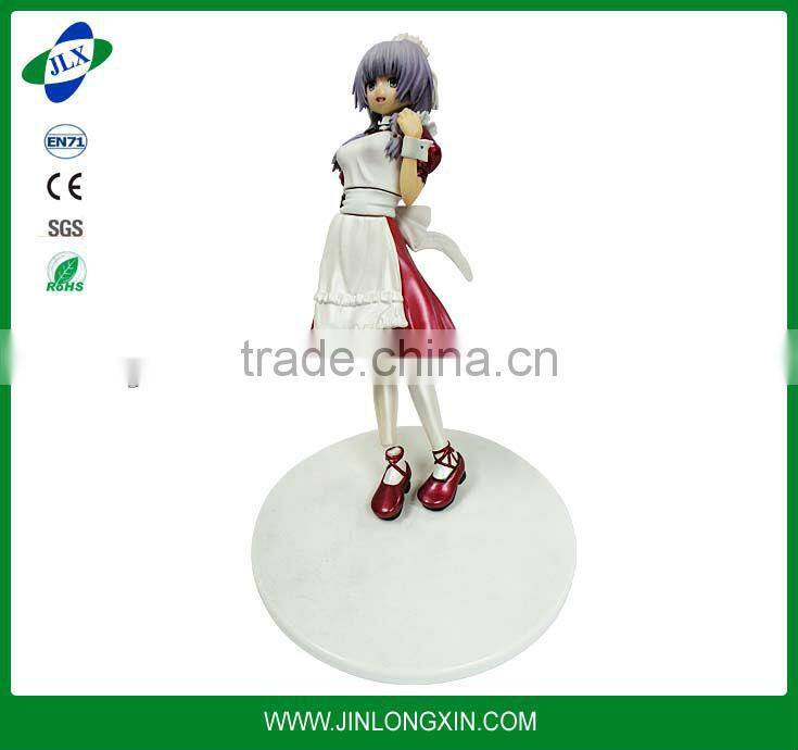 Uniforms girl Purple hair japanese anime action figure