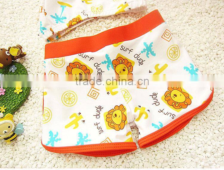 Printing kids swim suit shorts