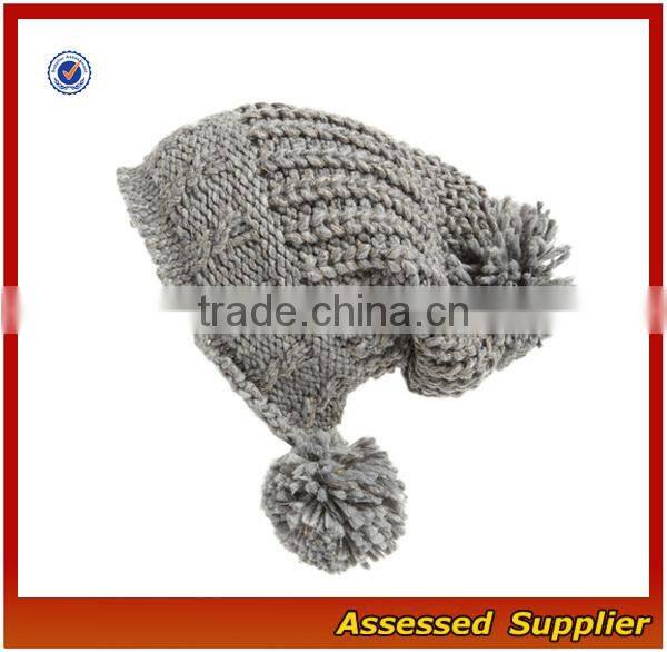 XJ01042/Knit pompom beanie hat made in China /cheap knit beanie hat alibaba wholesale