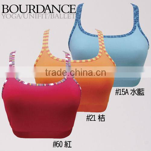 New Spring - Gym Wear Stripe Sports Bra