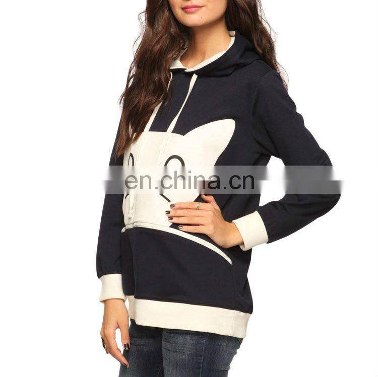 CHEFON Animal print cat hoodie CFH004