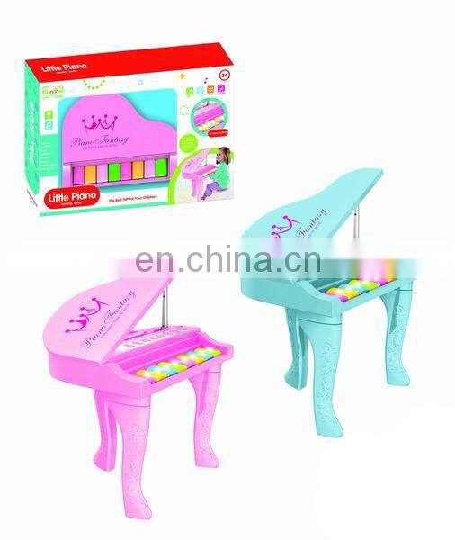 HIgh quality Cheap colorful musical Paino toys with Microphone