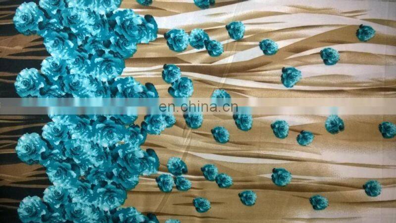 knitted fabric single span printed nfl jersey for sports