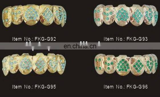 fashion brass grillz teeth