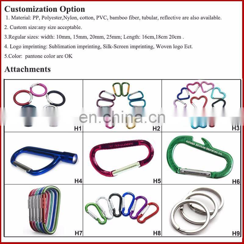 6cm aluminum locking mini carabiner clip for key ring