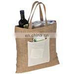 good quality nylon grocery tote shopping bag with exterior zipper pocket BAG061