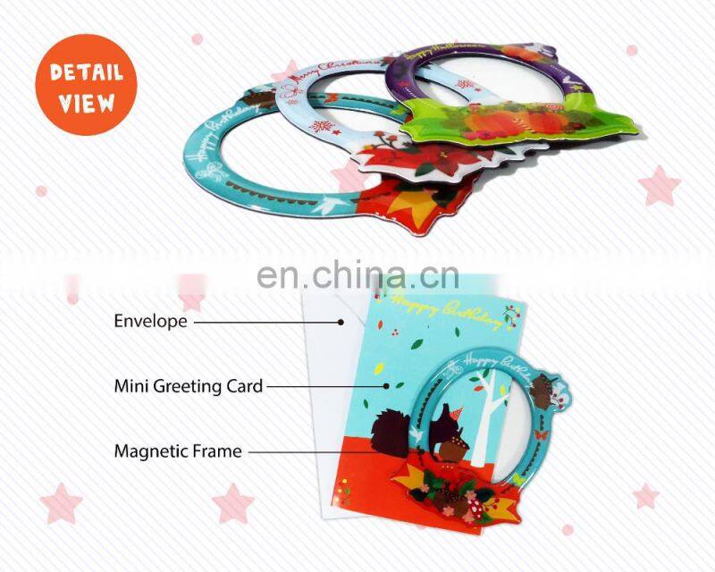 2016 popular functional gift mini card with magnet