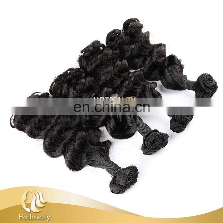 Top Sell Beauty Hair in Nigeria from Young Girl's Head Funmi Hair Extension Spanish Curl