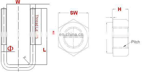 U staple bolt -Rear wudunwang