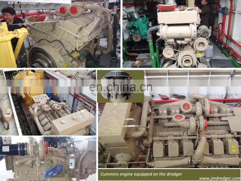 price of 20 inch cutter suction sand dredger machine with standard accessories from china for dredging river and sea