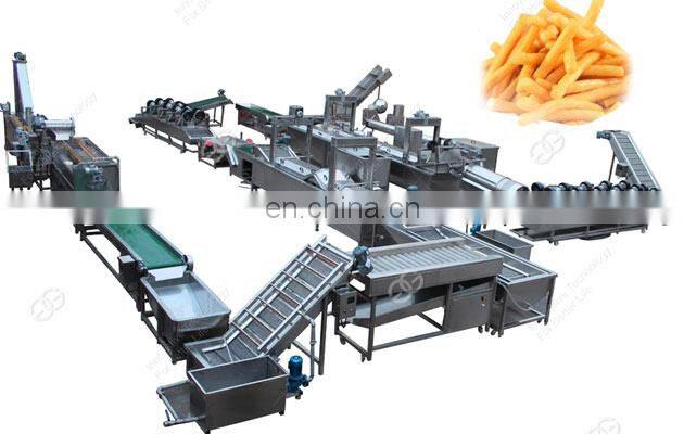 Factory Price Automatic Frozen Potato Chips Production Line French Fries Machine