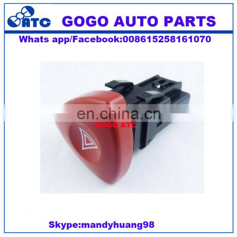 car HAZARD Flasher WARNING SWITCH RED BUTTON 8200442724 1007237 8200480044 4 PIN for RENAULT LAGUNA 01-05 RENAULT MEGANE II 06