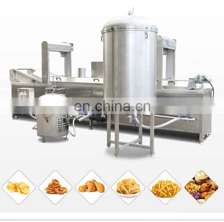 High quality gas burner automatic meat fryer equipement chicken frying machine