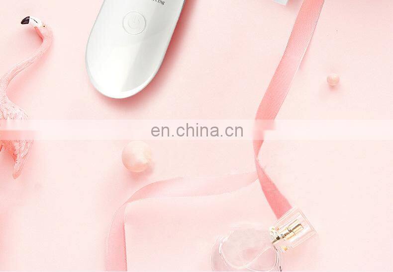 Hot sale ultrasonic machine facial blackhead removal scrubber cleanser