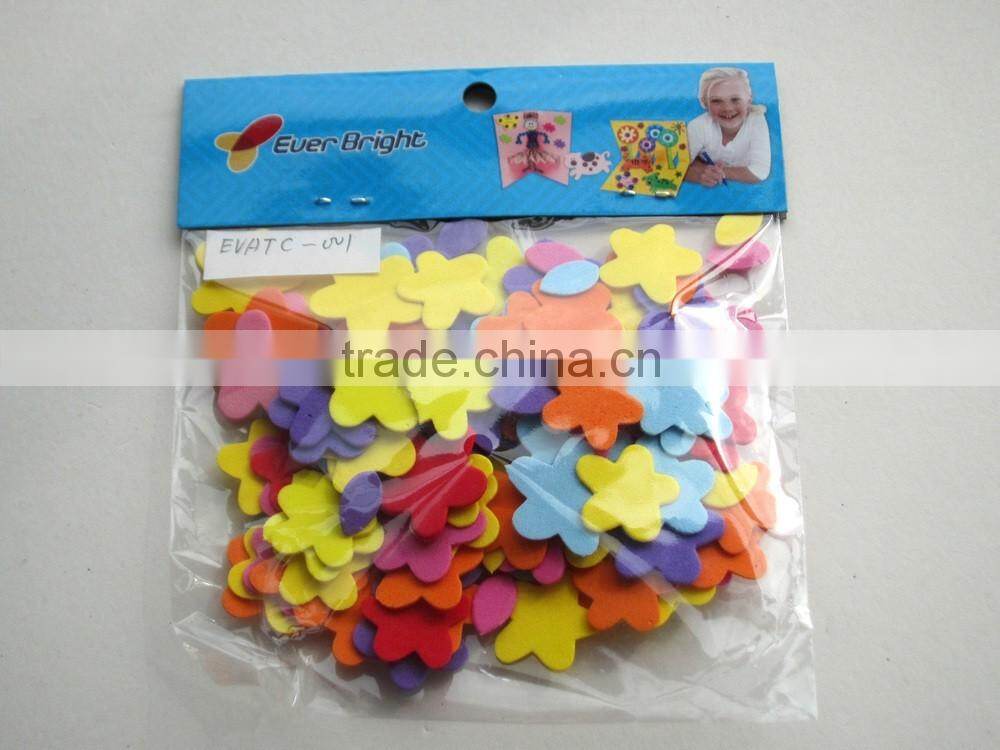 hot sale EVA christmas party decoration, high quality EVA sticker book chritsmas supplies
