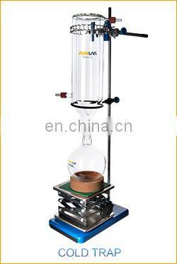 AKMLAB Glass Distillation Cold Trap For Vacuum Pump